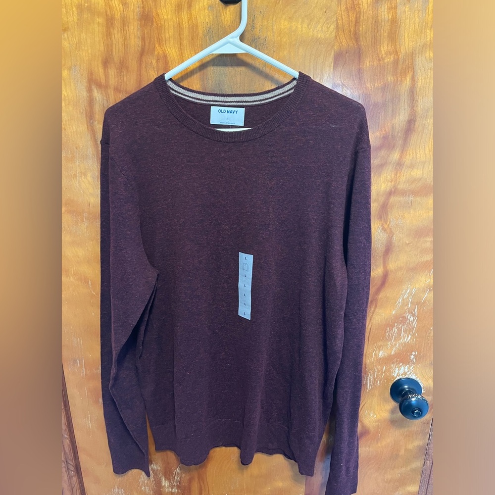 Old Navy Men's Maroon Sweater